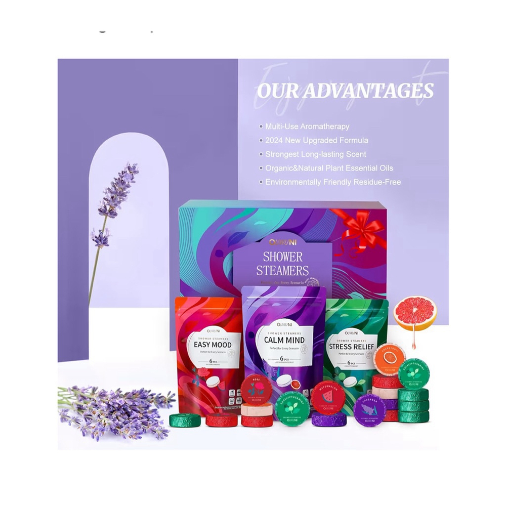 Organic & Plant Based Shower Steamers Aromatherapy Relief - Picture 4 of 6